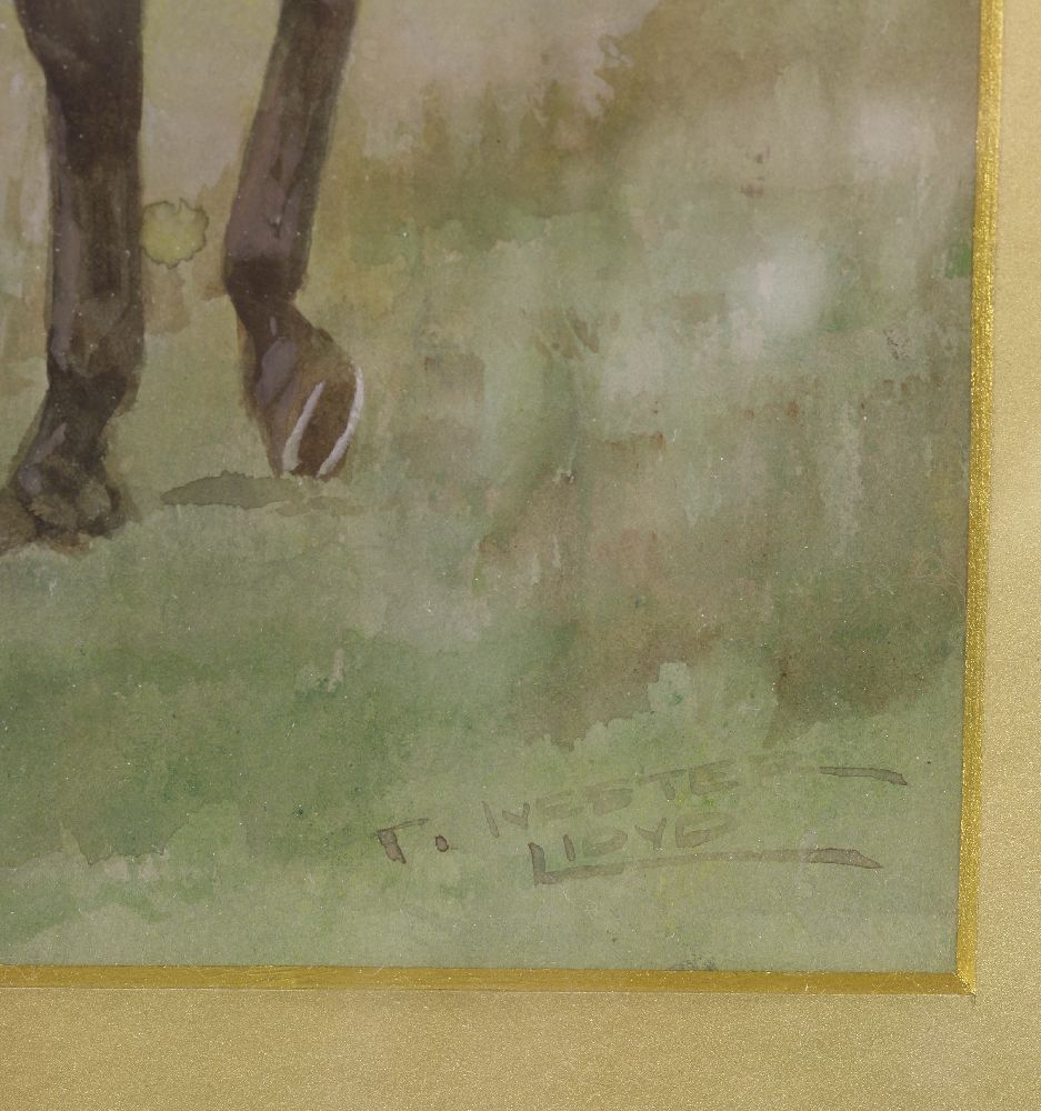 Thomas Ivester Lloyd (1873-1942)HUNTING SCENESThree, all signed l.r., watercolour and gouache33.5 - Bild 2 aus 13