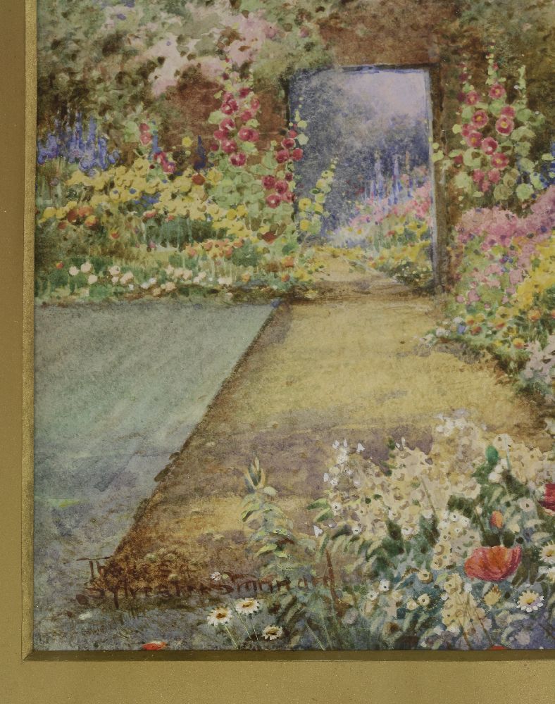 *Theresa Sylvester Stannard (1898-1947)'BEDFORDSHIRE GARDEN', 1920Signed l.l., watercolour25 x 17. - Bild 3 aus 4