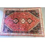 A Turkish rug, 187 x 255cm