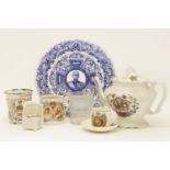 A large collection of Royal Commemorative pottery, including Victoria and Edward VIII, and two