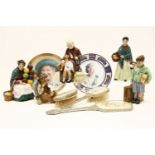 A large quantity of miscellaneous ceramics,to include porcelain figurines with Royal Doulton