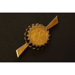 Great Britain, George V (1910-1936), Sovereign, 1912, fitted in a 9ct gold mount