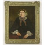 E....Greenwood (19th century)PORTRAIT OF MRS MARY FAIRBROTHER AGED 58signed, inscribed with