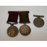 A Second Afghan war medal group, comprising of Afghanistan medal and Long Service medal awarded to R