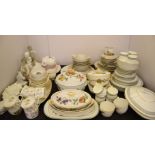 Ceramics: A Royal Worcester Evesham pattern part dinner service, Royal Doulton dinner service, Royal