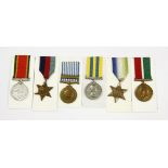 A quantity of British and world medals, to include a George VI Atlantic Star, A George VI 1939-45