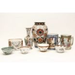 A collection of Chinese export and other ceramics, to include tankards, tea bowls etc