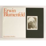 Erwin Blumenfeld Portfolio. Milan, Gruppo Editoriale Electa, 1982, Limited edition No. 189 of