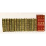 George Bayntun: 14 volumes of Dickens works, Oxford edition; ¾ Morocco by George Bayntun; VG; 3