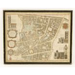 Benjamin ColeA CITY OF LONDON WARD MAP OF BREAD STREET WARD AND CORDWAINERS WARDStreet map, 1755,