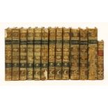 Scott, Sir Walter: 1- Woodstock. In 3 volumes; 1826, first edition; half titles present in vols.