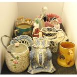 A large collection of miscellaneous ceramics, to include Dresden, Mason’s Sapphire, Spode, a