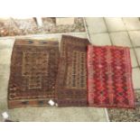 Three various rugs, 132 x 86cm (3)