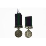 A Northern Ireland campaign service medal; named to; 24293944 PTE M.P.Allen R.Anglian together