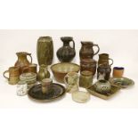 A collection of studio ceramics,various makers including Gwyn Hanssen Pigott, Colin Pearson and Jane