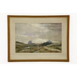 G M O DavyA MOUNTAINOUS LANDSCAPESigned l.l., watercolour36 x 56 cm