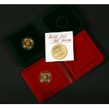 Great Britain, Elizabeth II (1952 - ), Proof Sovereign, 1980, together with a Proof Half