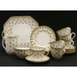 A Spode 'Fleur de lys' part tea service