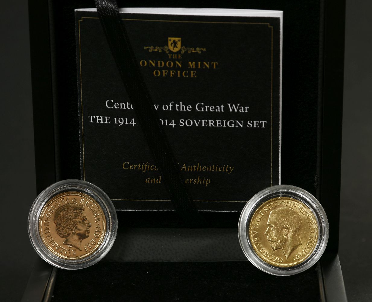 Great Britain, Centenary of the Great War, Sovereigns, 1914 and 2014, released by The London Mint