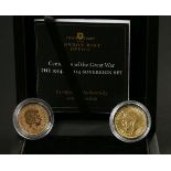 Great Britain, Centenary of the Great War, Sovereigns, 1914 and 2014, released by The London Mint