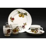 A collection of Royal Worcester, Evesham pattern wares, to include a tea service for four, tureen of