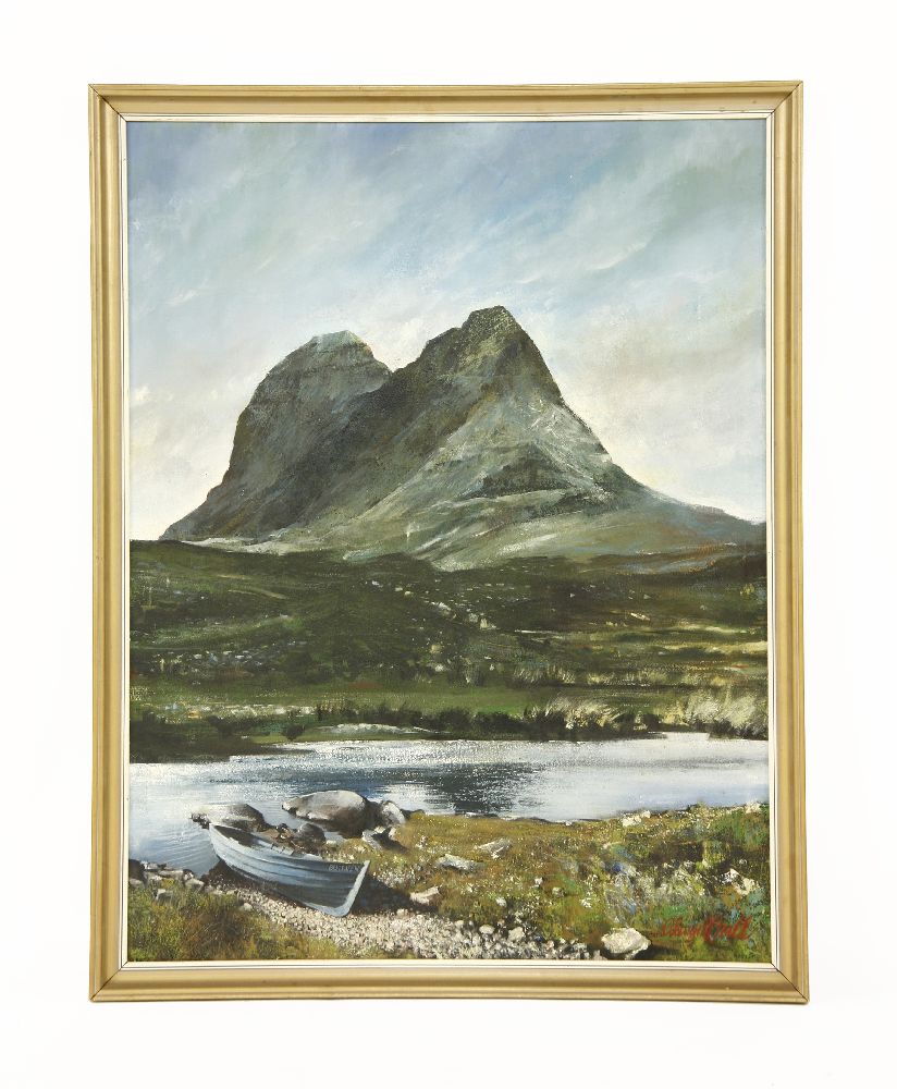 Alwyn HallSCOTTISH LANDSCAPElarge oil on canvas106 x 82 cm