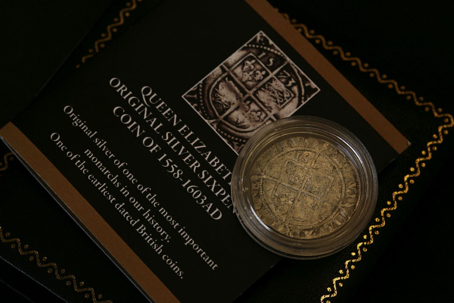 Great Britain, Elizabeth I (1558 - 1603), Sixpence, 1574 (S. 2563), released by The London Mint - Image 2 of 2