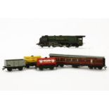 A Collection of Hornby '00' Gauge, including Duchess of Montrose, coaches, wagons, and track