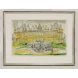 *John Piper (British, 1903-1992)WADDESDON (Levinson 423)Lithograph printed in colours, 1977,