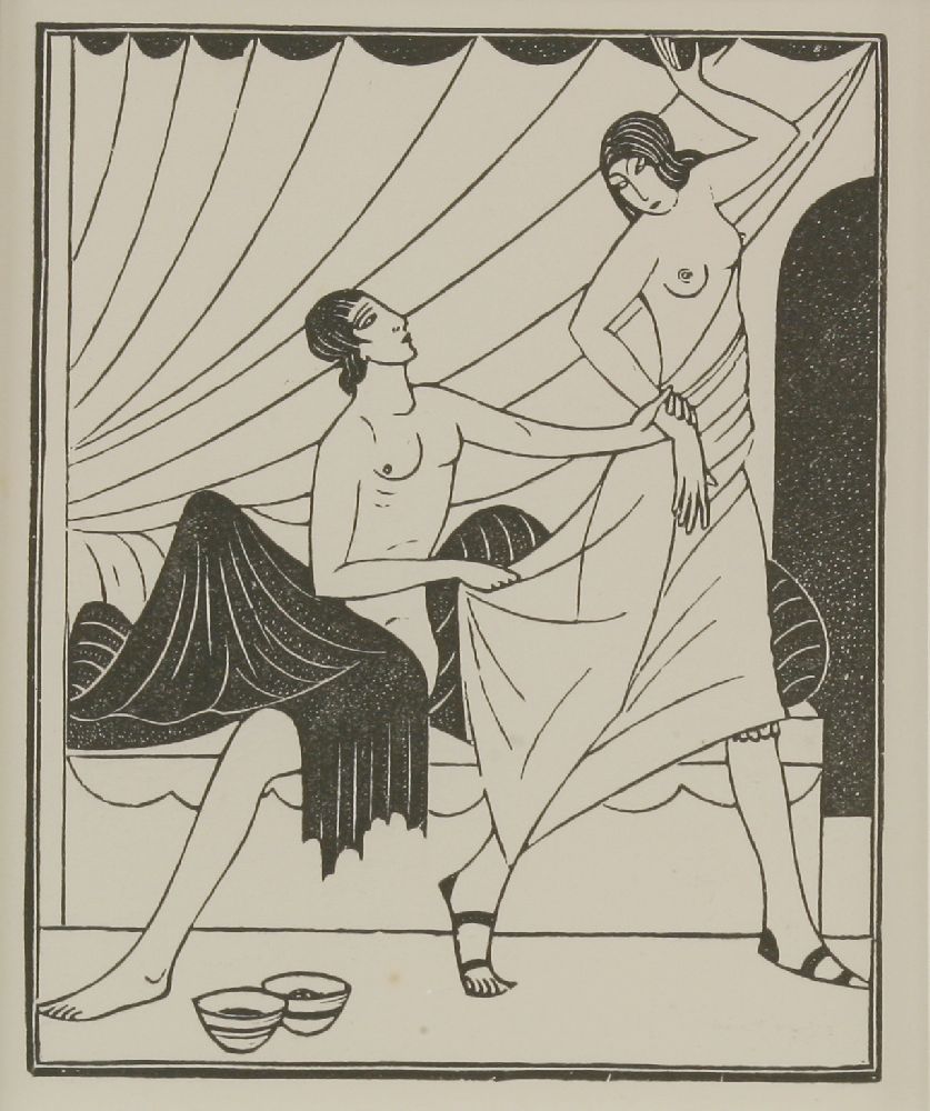 Eric Gill (British, 1882-1940)SAFETY FIRST;AMNONTwo wood engravings, 1934, from the editions of 300, - Image 3 of 4