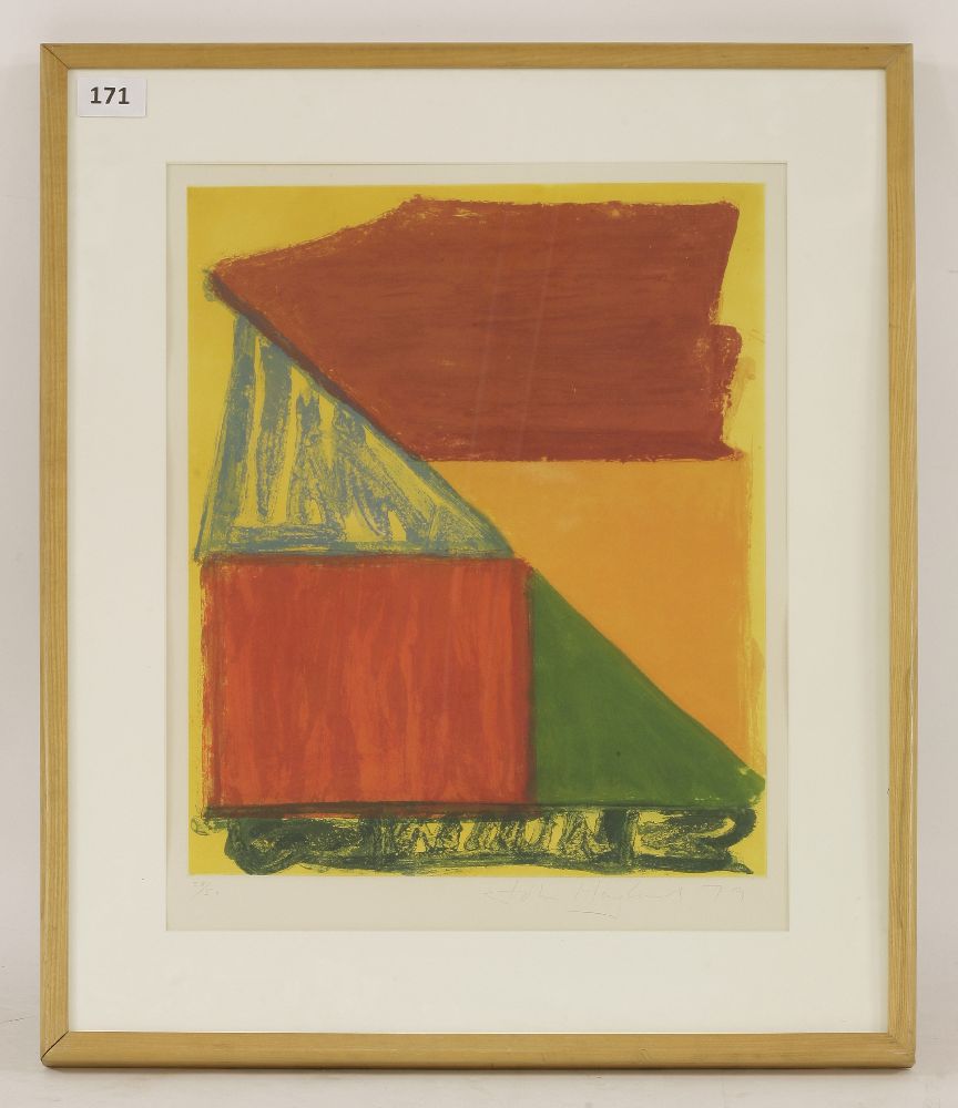 *John Hoyland (British, 1934-2011)DIDOEtching and aquatint printed in colours, 1979, signed, dated - Image 2 of 2