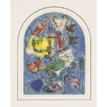 *After Marc Chagall (French/Russian, 1887-1985)JERUSALEM WINDOWSSeven lithographs printed in