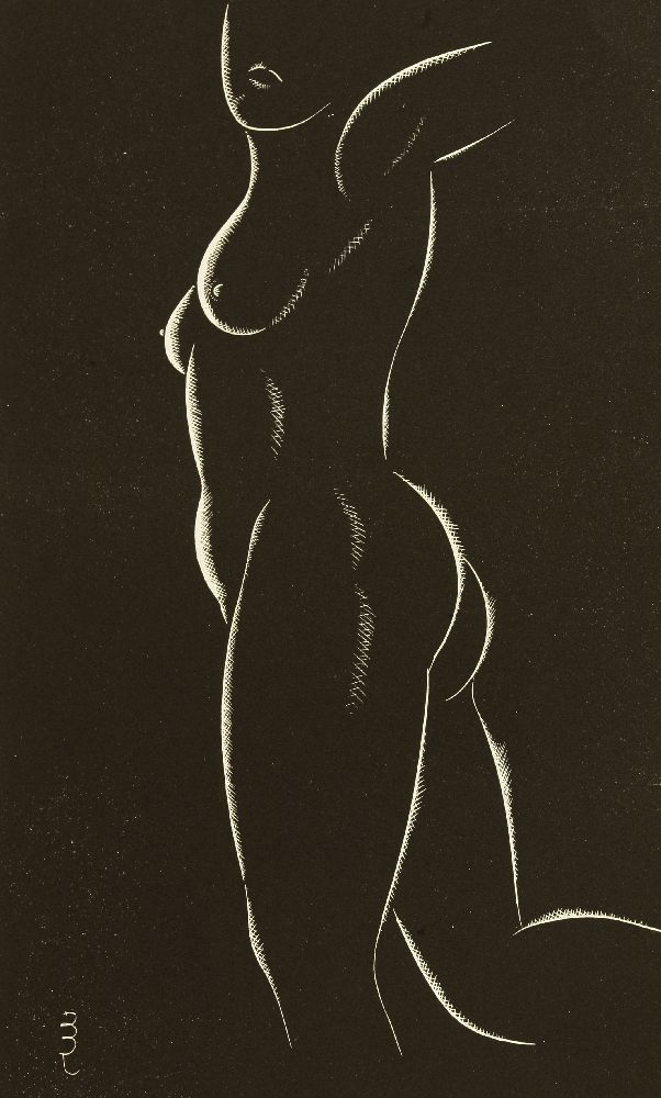 Eric Gill (British, 1882-1940)THREE NUDE STUDIESThree wood engravings, 1938, from the book '25 - Image 2 of 3