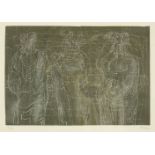 *Henry Moore (British, 1898-1986)THREE CHALKED FIGURES II (CRAMER 355)Lithograph, 1974, signed and