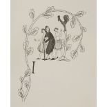 Eric Gill (British, 1882-1940)THE NUN’S PRIEST’S TALE;THE FRIAR’S TALETwo wood engravings, 1934,