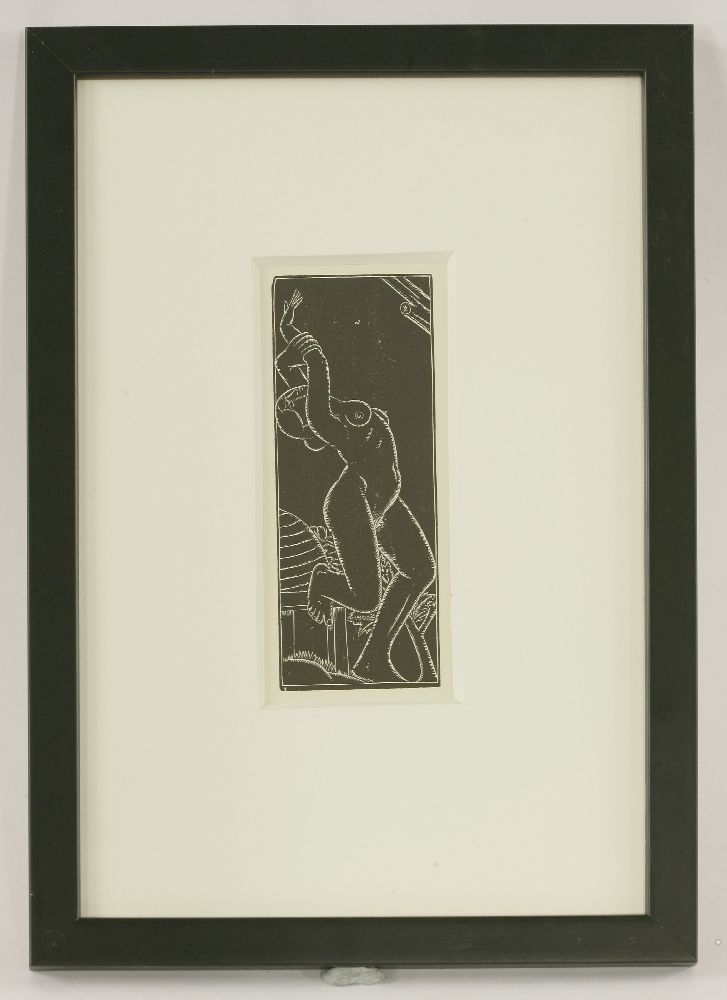 Eric Gill (British, 1882-1940)THE BEE STING;VENUSTwo wood engravings, 1934, from the editions of - Image 4 of 4