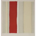 Yuko Shiraishi (Japanese, b.1956)UNTITLED (RED STRIPE)Lithograph printed in colours, 1989, signed,