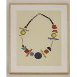 *Harvey Daniels (British, 1936-2014)CICADA NECKLACELithograph printed in colours, 1984, signed,