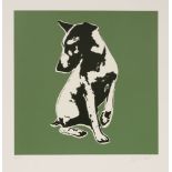 *Blek le Rat (French, b.1951)HIS MASTER'S VOICELESS (GREEN)Screenprint in colours, 2008, signed