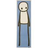 *Stik (British)STANDING FIGURE (BLUE)Offset lithograph printed in colours, 2015, signed in black