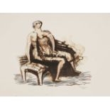 *Henry Moore (British, 1898-1986)SEATED FIGURE (CRAMER 578)Lithograph printed in colours, 1980, a