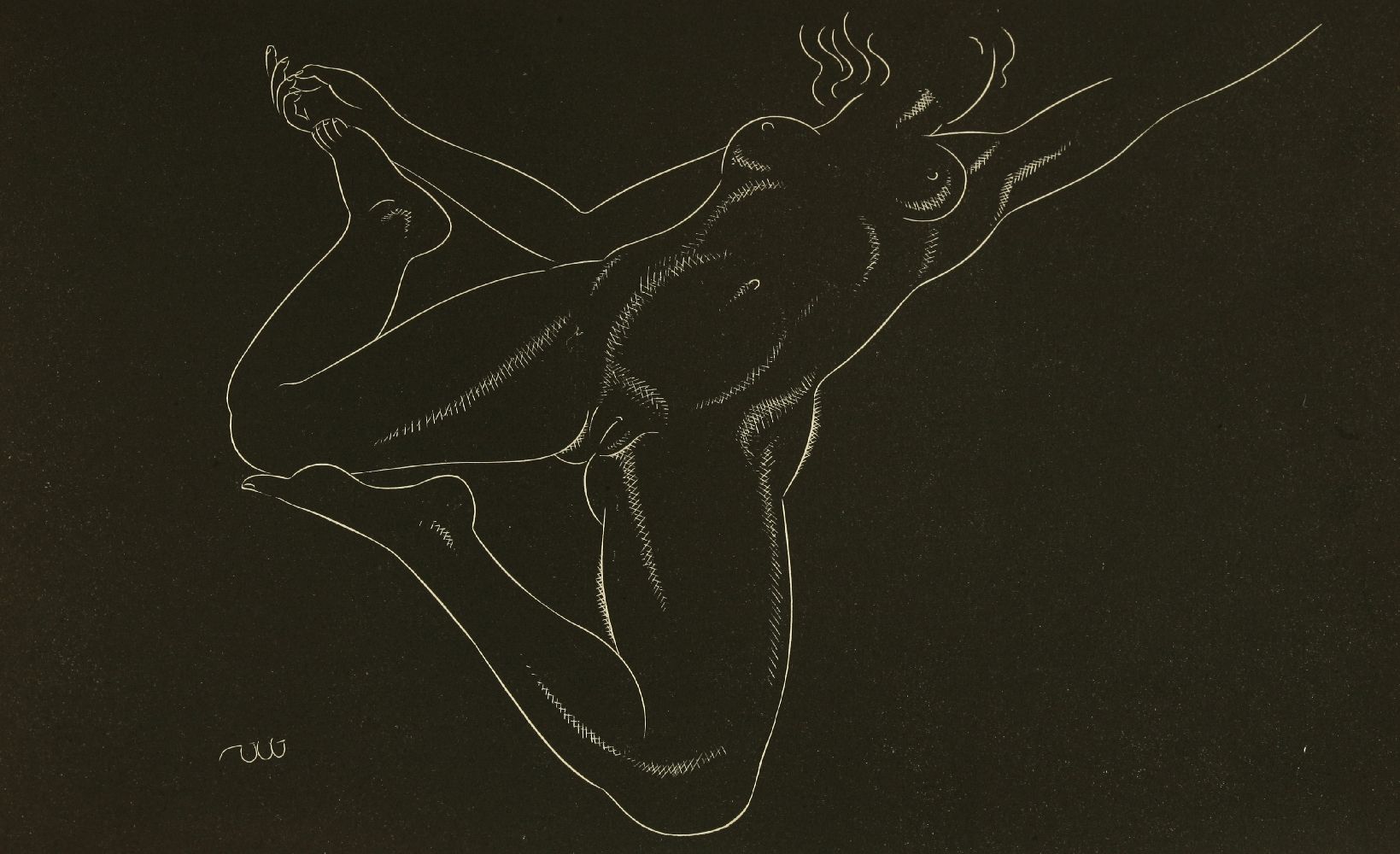 Eric Gill (British, 1882-1940)THREE NUDE STUDIESThree wood engravings, 1938, from the book '25 - Image 3 of 3