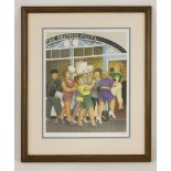 *Beryl Cook (British 1926-2008)HEN NIGHTOffset lithograph, printed in colours, 1994, signed in