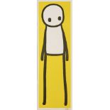 *Stik (British)STANDING FIGURE (YELLOW)Offset lithograph printed in colours, 2015, signed in gold