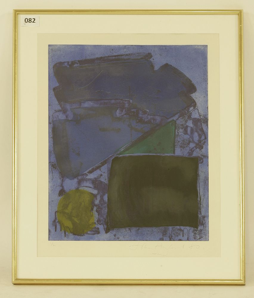 *John Hoyland (British, 1934-2011)MEMPHIS BLUEEtching with aquatint and carborundum printed in