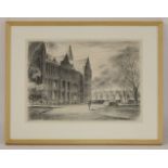 *Edward Ardizzone (British, 1900-1979)ST PAUL'S SCHOOL, THE FRONTLithograph, c.1964, signed and