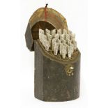 A set of twelve silver knives and twelve silver forks in associated standing box,maker's mark 'IL'