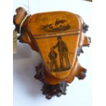 An early 19th Century gentleman's sycamore table Snuff Box of maritime interest,