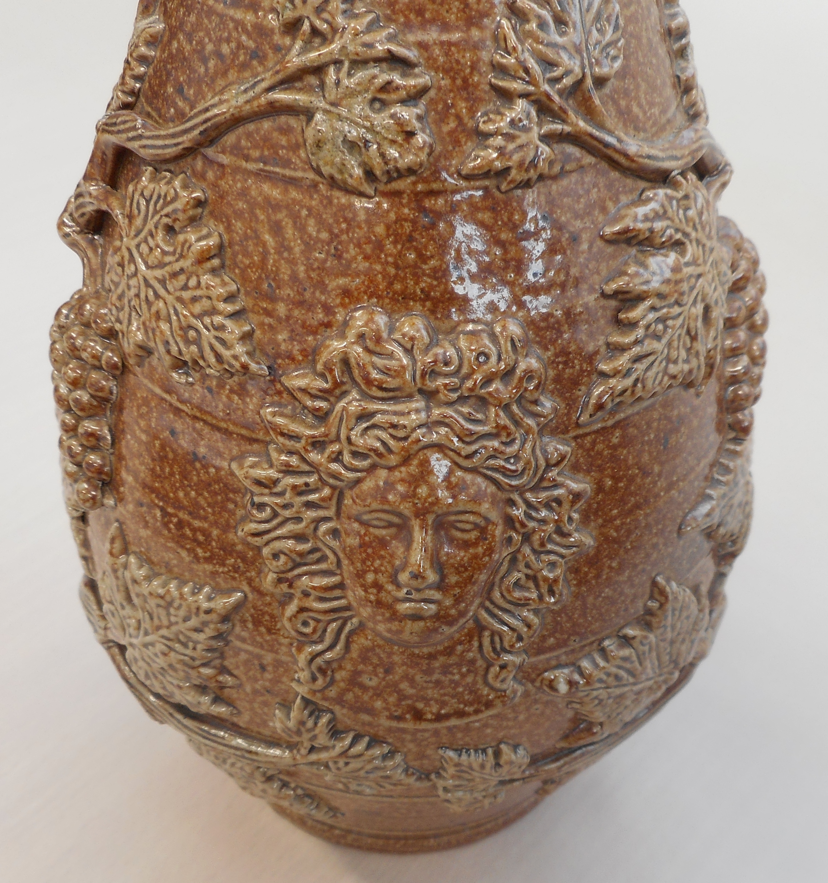 A 19th century Stoneware Jug of baluster form, - Image 4 of 4