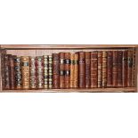 19th century Leather Bindings to include Cowper's Poems, Essays,